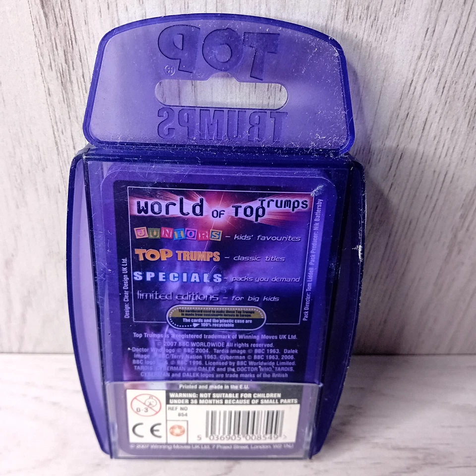 TOP TRUMPS DOCTOR WHO SPECIALS CARDS GAME - RARE RETRO - Image 2 of 4
