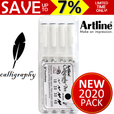 Featured image of post Artline Calligraphy Pen 4.0 - Acid free, water based pigmented, odourless ink.