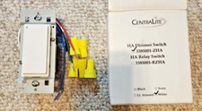 CENTRALITE 3385001-ZHA HA DIMMER SWITCH WHITE ZIGBEE