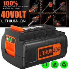 2.0Ah for Black and Decker 40 Volt 40V Max Li-ion Battery LBX2040 LBXR36 LST136