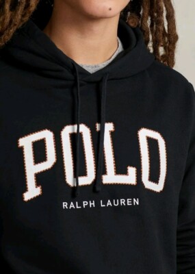 Polo Ralph Lauren The RL Fleece Logo Hoodie polo black size XL NWT