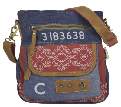 Sunsa Damen Taschen Umhängetasche Handtasche Baumwolle&Jeans