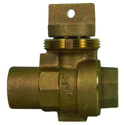 A.Y. 5131-259 STOP AND DRAIN BALL STYLE CURB STOP FNPT