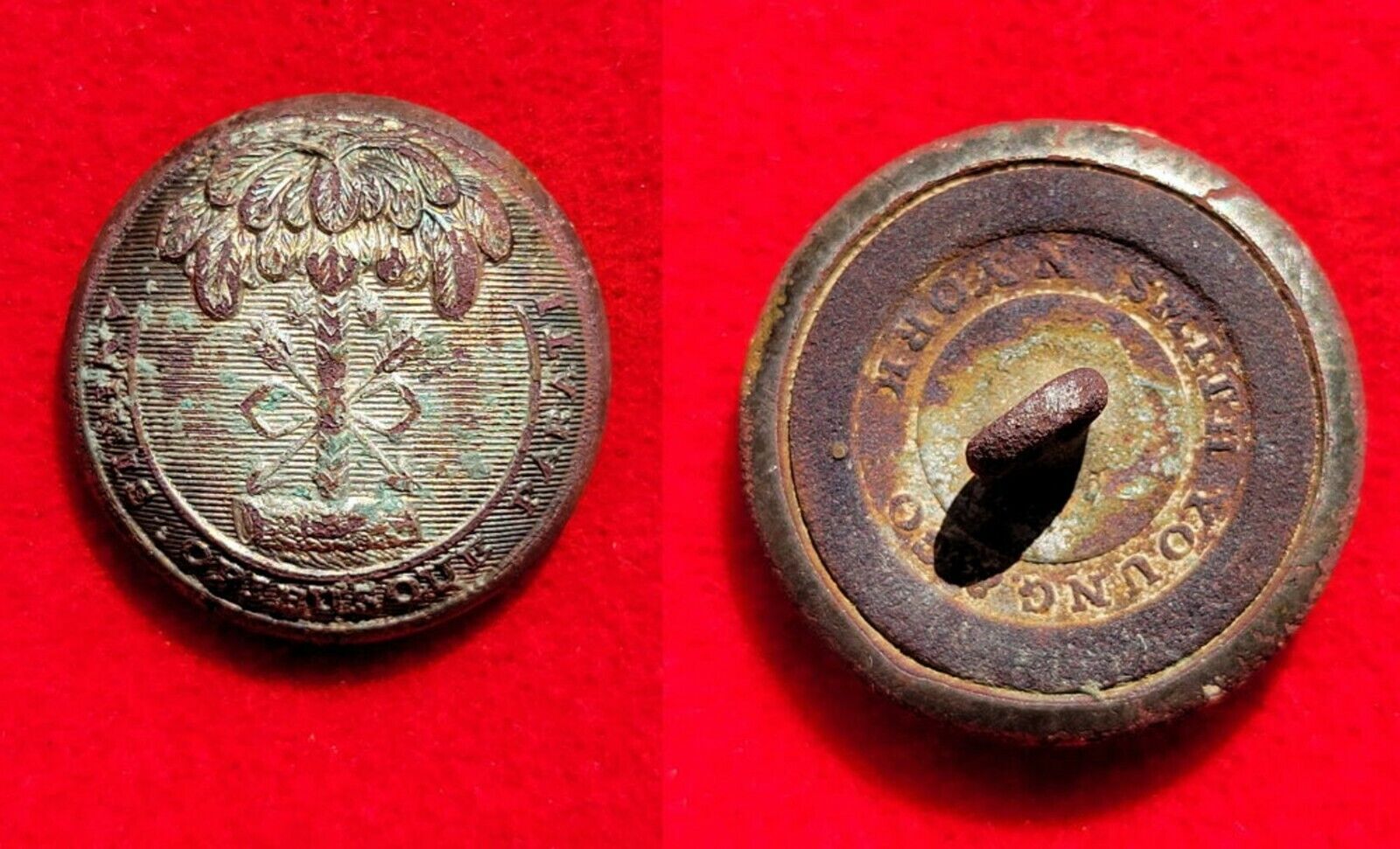 Excavated Civil War Confederate South Carolina Coat Button