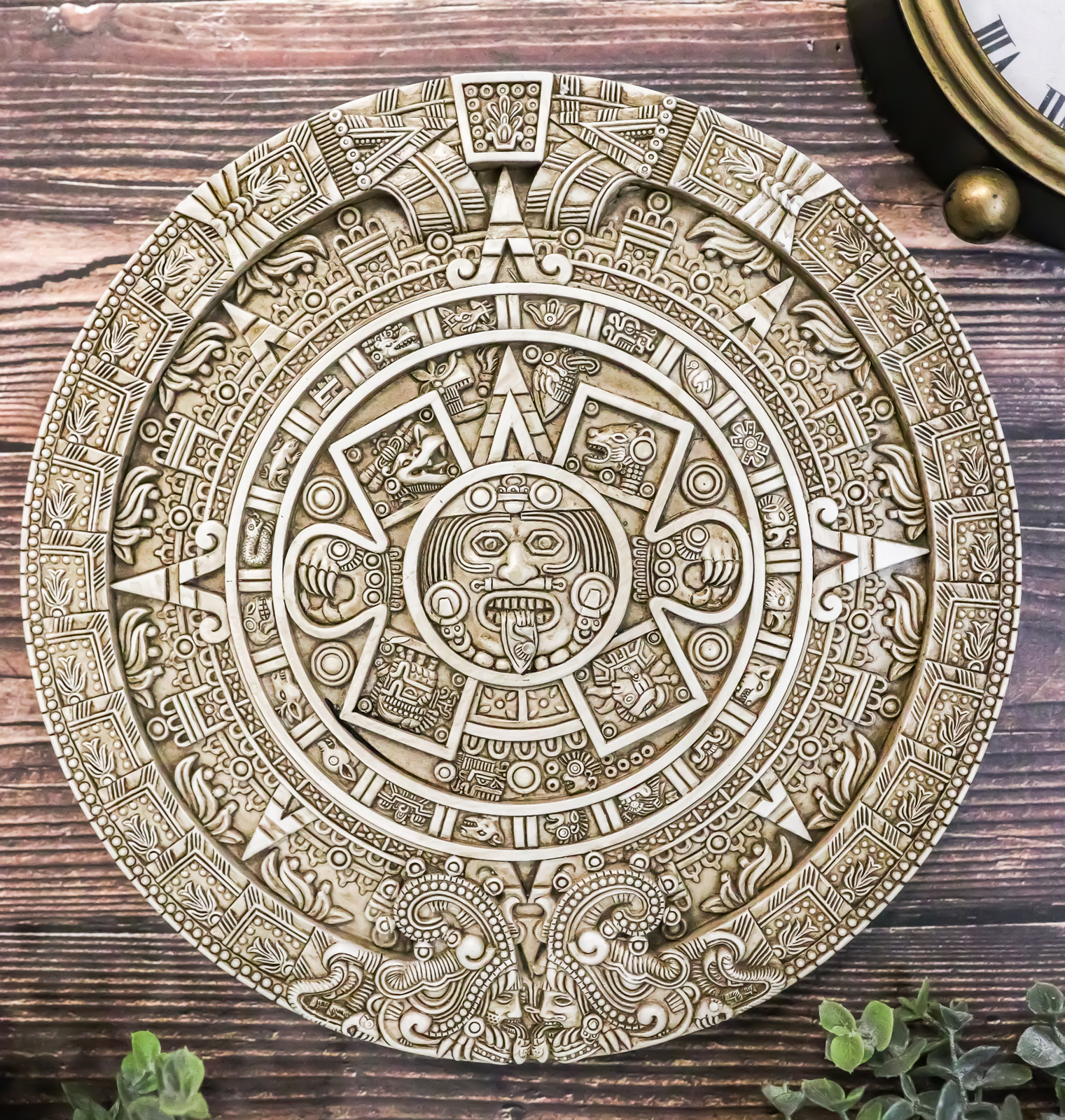 Aztec Maya Solar Sun Xiuhpohualli Tonalpohualli Wall Calendar