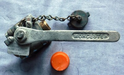 Vintage WORCESTER Brass Ball Valve 3/4'' Type P-398-S 600 PSI SIZE 1/2 USA 1960s