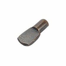 Hafele Shelf Support Pin Bookcase Library Antique Bronze 5mm  Pack of 24, C133