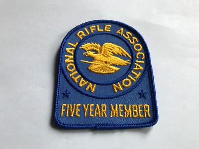 Aufnäher National Rifle Association, NRA, 5 year member