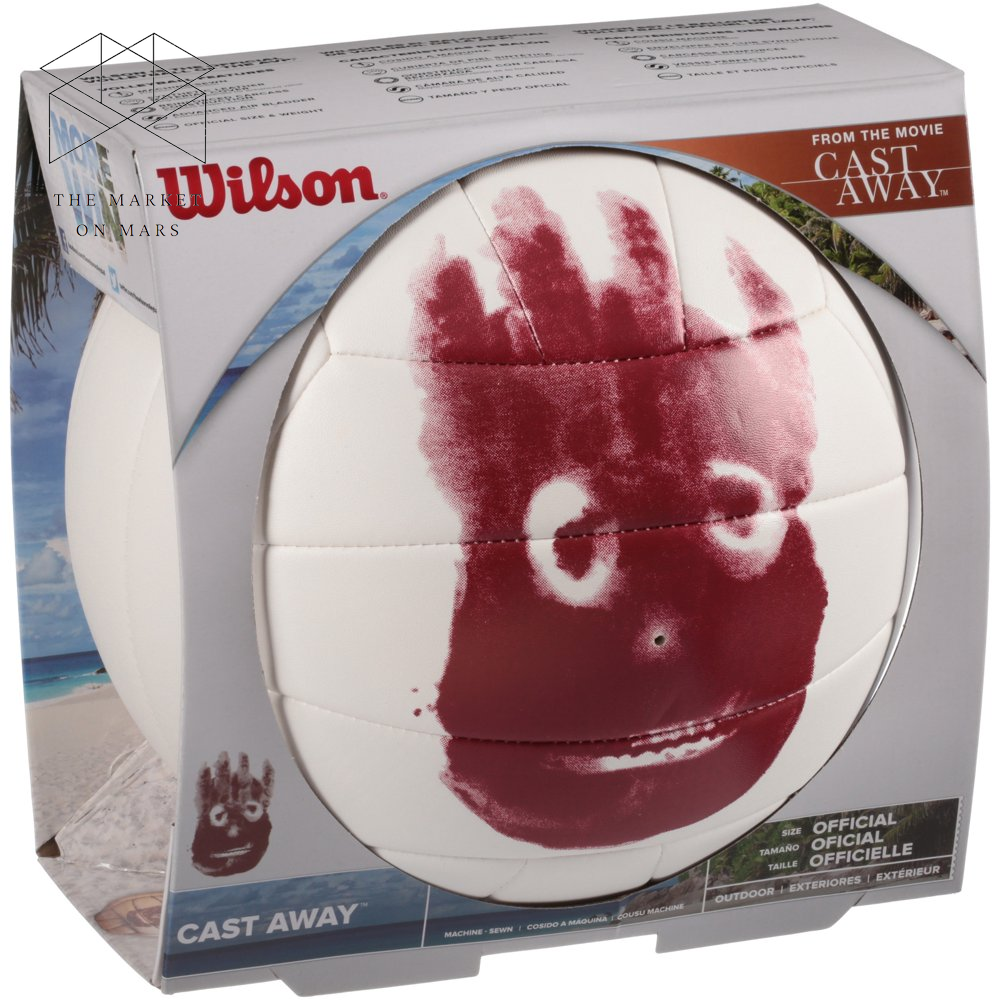Wilson Cast Away Replica Outdoor Volleyball, Official Size