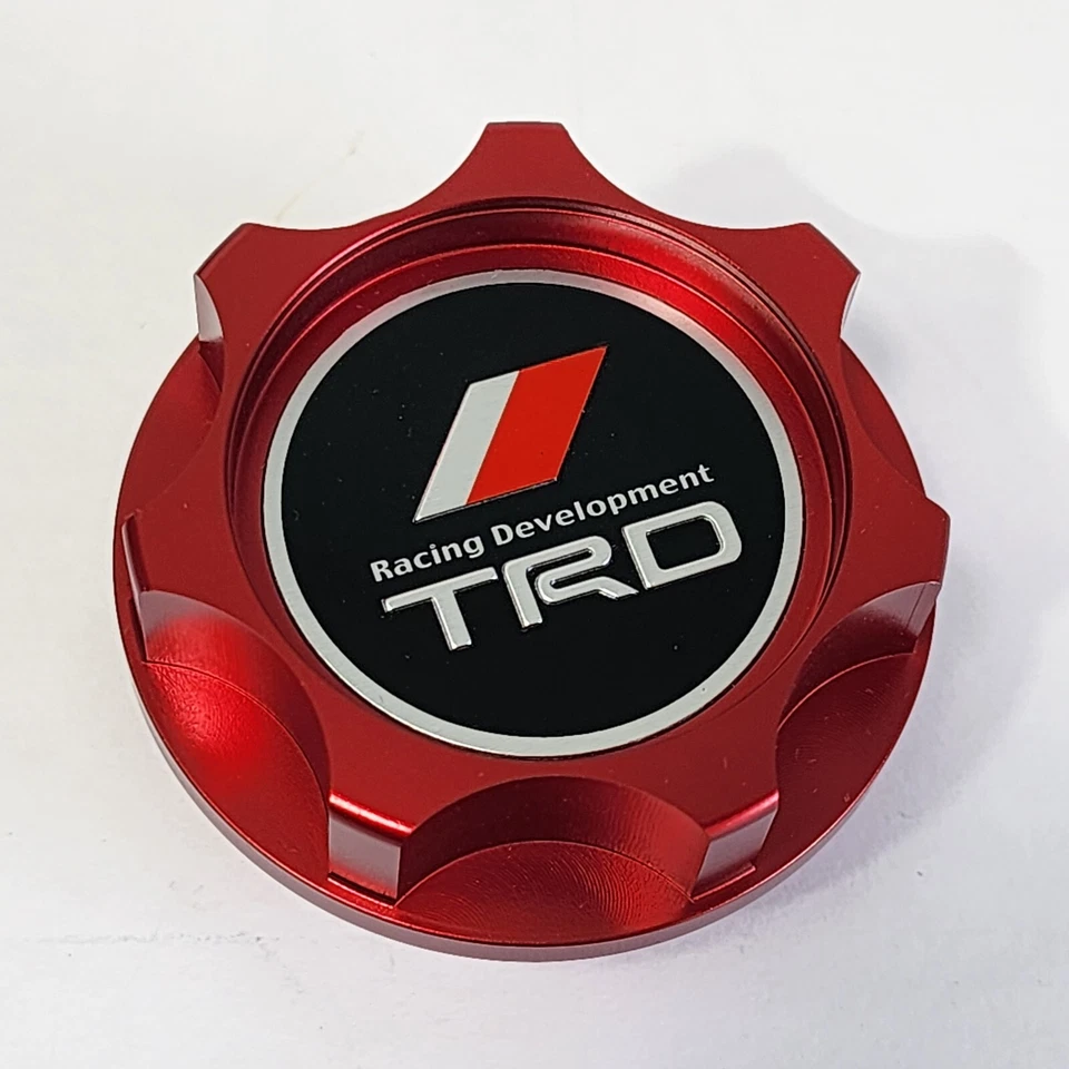 CUBIERTA DE VÁLVULA ROJO BILLET ALUMINIO MOTOR ACEITE TAPA TAPA PARA RAV4 SCION TC XB XD Foto 3 de 4