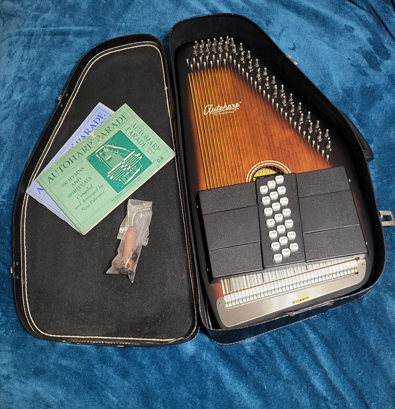 Oscar Schmidt 21 Cord Autoharp MDL OS21C / SN 902157 eBay