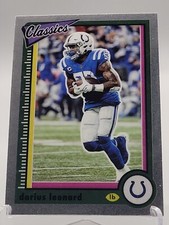 2022 PANINI CLASSICS DARIUS LEONARD SILVER PREMIUM FOOTBALL CARD COLTS NFL topps