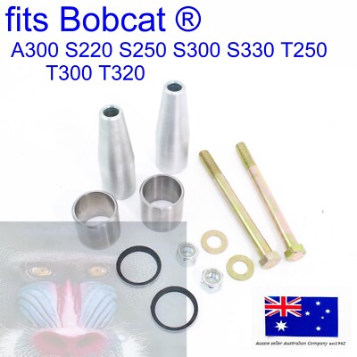 fits Bobcat Bobtach Bucket Ram Pivot Pin Wear Bush Kit 6729358 7139943 T300 T320