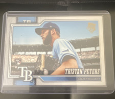 Topps 2026 Series 1 Tristan Peters Rookie Gold Foil Tampa Bay Rays #330