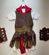 Roman Gladiator Adult Costume Large White Mens Forum Novelties Halloween Cosplay