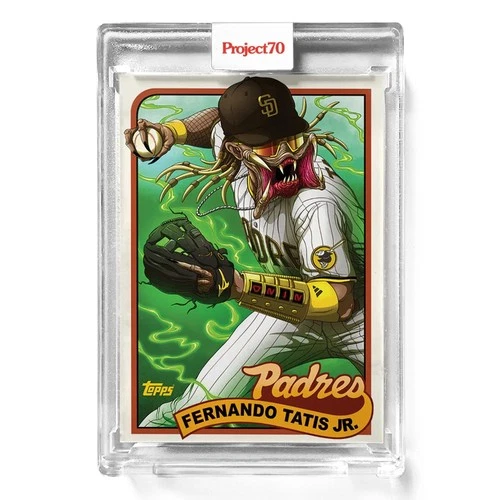 Topps PROJECT 70 FERNANDO TATIS Jr. by Alex Pardee card 411 IN-HAND!
