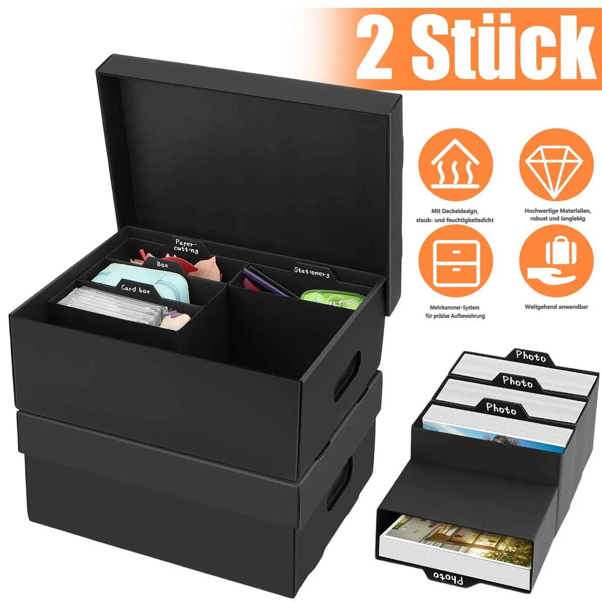 Aufbewahrung Fotos in Aufbewahrungsboxen fr Den Wohnbereich online kaufen  | eBay.de