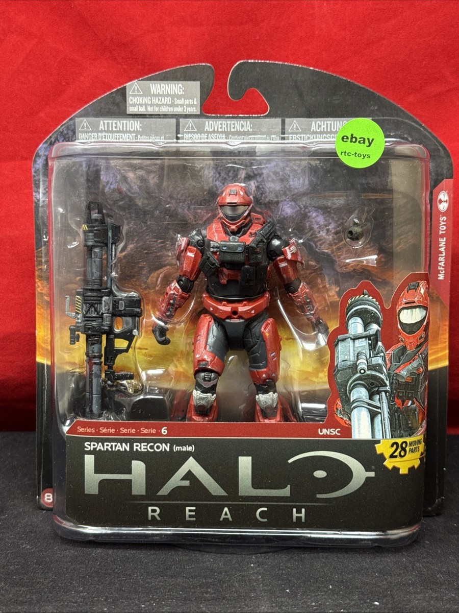 McFarlane Halo Reach Spartan Recon RED Series 6 Target Exclusive