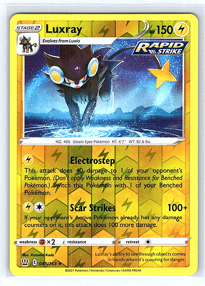 Luxray 048/163 Battle Styles NM or LP Pokemon Card