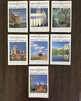 Set of 7 - The Smithsonian Guide to Historic America Travel VERY GOOD CONDITION