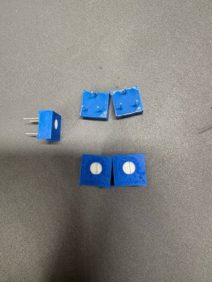 50x Bourns 3386F-1-103LF 10K Ohm Trimmer Potentiometer Cermet Top Adjustment Lot
