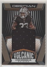 2020 Obsidian Volcanic Material Electric Etch Orange 57/75 Lynn Bowden Jr s3g