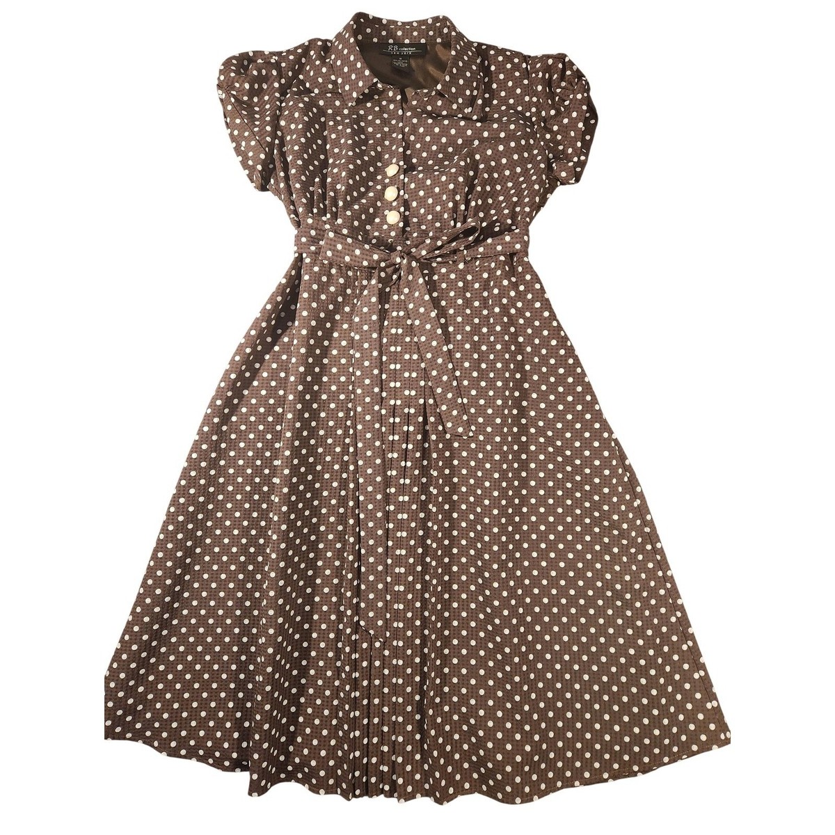 blue dress for baby girl Period Drama Inspired Lace Collar Vintage Dress M main image 1