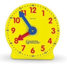 Mini Learning Clock Teaching Time Educational Tool for Kids Ages 5 and Up