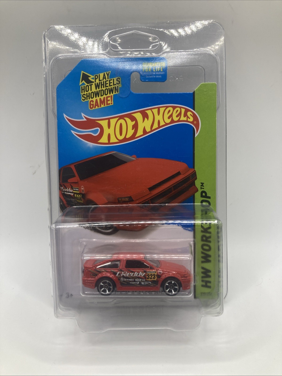 2015 Hot Wheels HW Workshop Toyota AE-86 Corolla Red Chrome Mc5 Variation Rare
