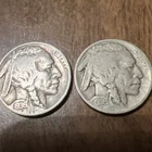 1936 P&D Set 5C Buffalo Nickel Full Date , Words And Rim Actual Coin, Good Deal