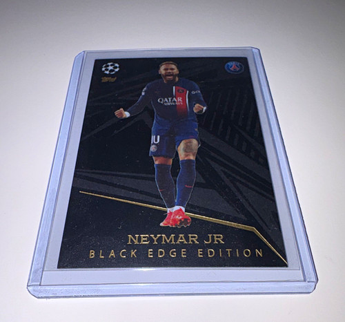 Topps Match Attax UEFA Club Competitions 2023-24 Neymar Jr PSG #496 Black Edge