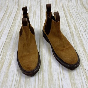 Rhodes Men’s Suede Boots Vibram Sole NWOT Size 10 Rhodes Boots Mens Size 9 Brown Suede Leather Lace Up Vibram  main image 4
