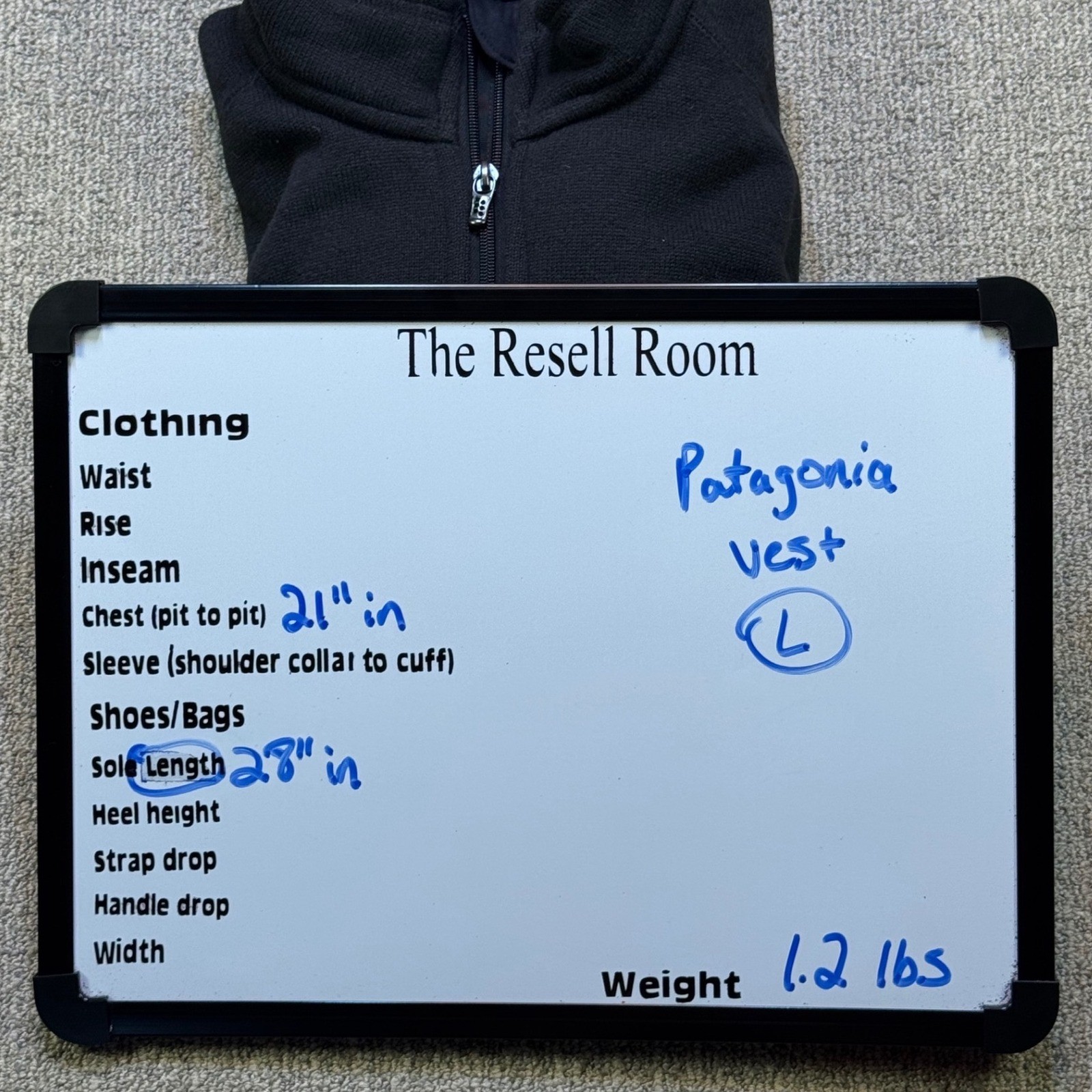 Patagonia Better Sweater Vest Mens L Full Zip Fleece Black Outdoor Hiking thumbnail 7