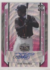 2021 Leaf Metal Draft Pink Wave 4/10 Jairo Pomares #BA-JP1 Auto 01x1
