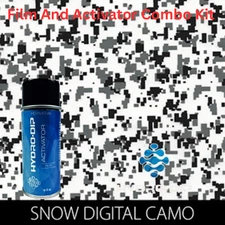 Hydro Dip  Film Activator Combo Kit Blue snow digital Camouflage