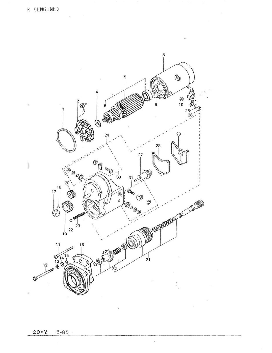 20 Diesel Skid Steer Service Parts Manual Fits Hydra-Mac 20C-V Gas