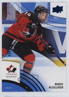 2025 Upper Deck Team Canada Juniors Deluxe 96/250 Maddie McCullough #7 o1h