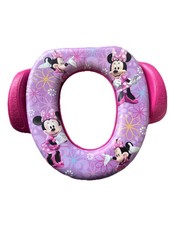 Disney Minnie Mouse Soft Potty Training Seat Flowers Pink Purple 18 Months