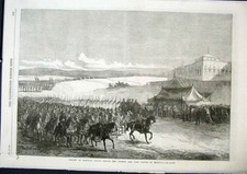 Egyptian Troops Napier Magdala Viceroy India Egypt 1868 Antique Print