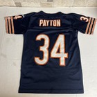 Walter Payton #34 Chicago Bears Throwback Jersey Youth Small NFL Reebok Navy