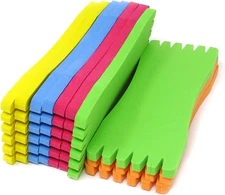 Honbay 10PCS Fishing Line Foam Board, green, pink, yellow, orange 