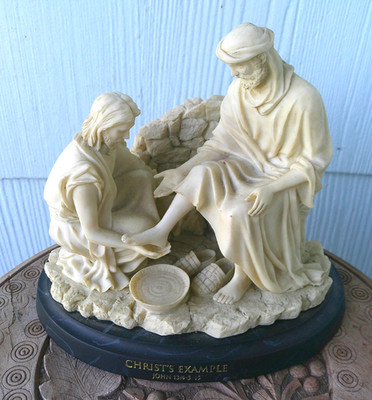 2002 MASTER PEACE MASTERPEACE LIFE OF CHRIST STATUE FIGURINE CHRIST'S EXAMPLE