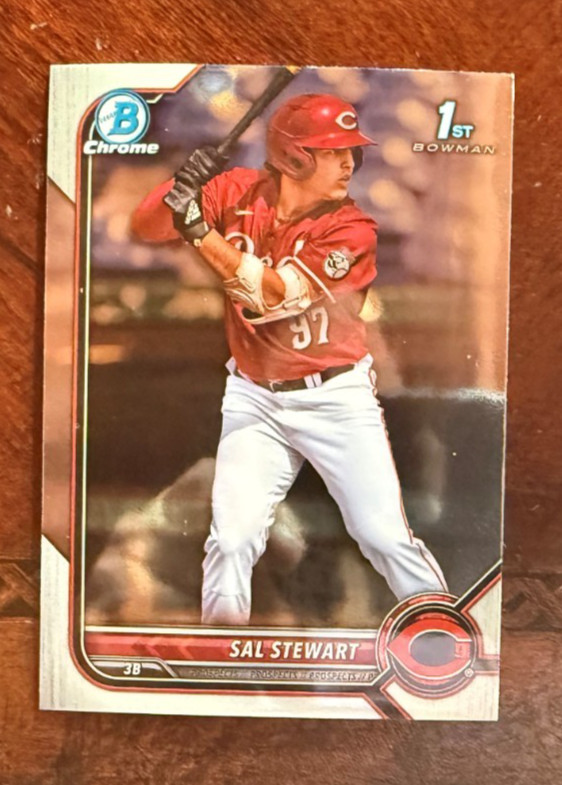 SAL STEWART - 2022 1st Bowman Chrome Draft #BDC-122   FS  Qty