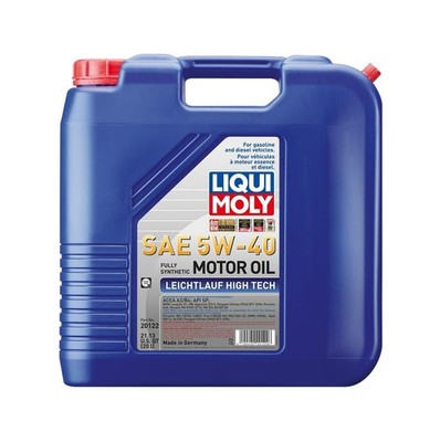 LIQUI MOLY Leichtlauf High Tech SAE 5W-40 | 20 L | Fully synthetic engine oil...