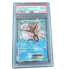 2016 Pokémon XY Black Star Gyarados EX Promo Power Tin Card #XY106 PSA 8