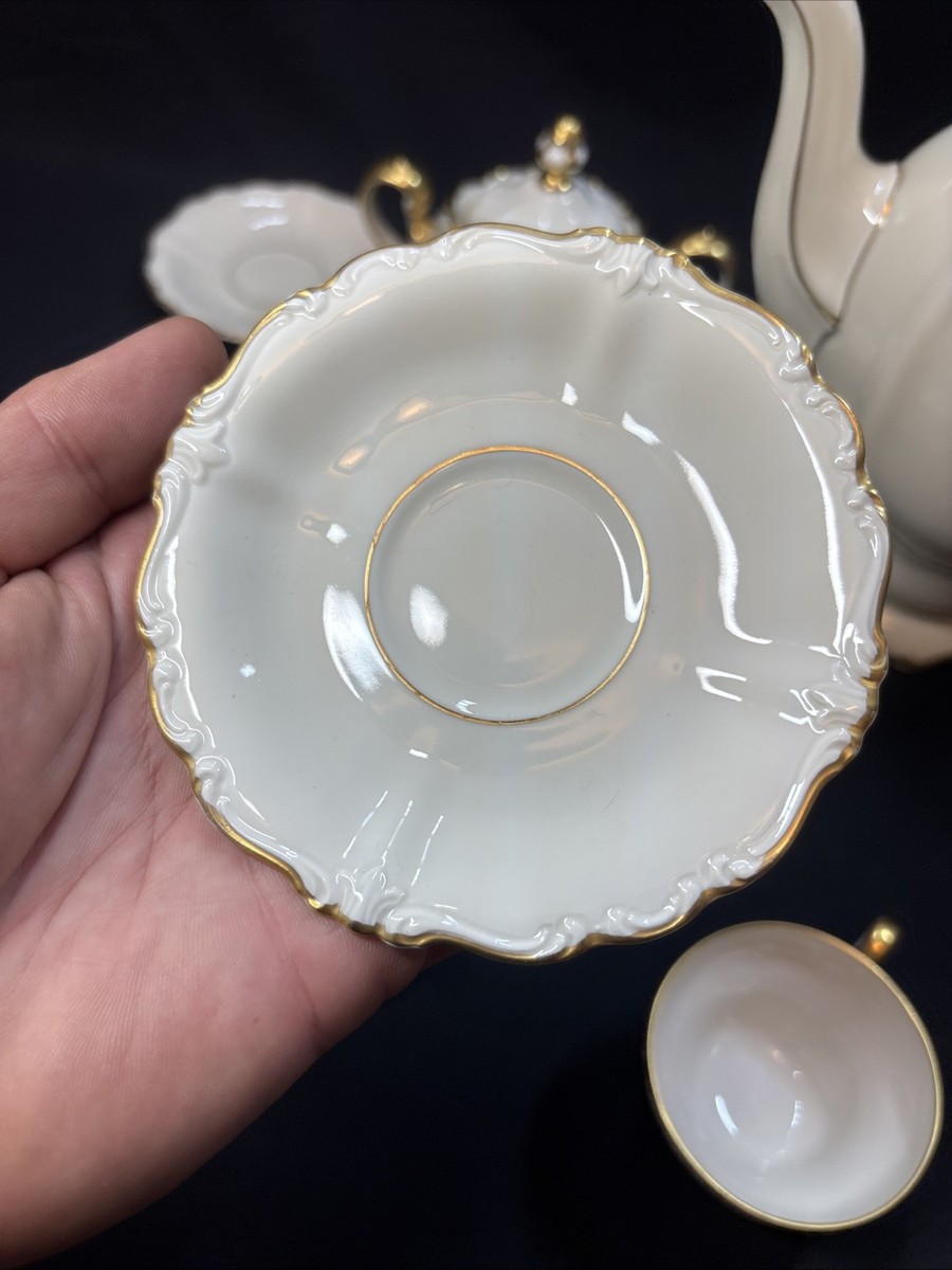 Antique Rosenthal Selb Bavaria Tea Set 1920s Art Deco 15 Piece Set
