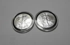 2017 SILVER AMERICAN EAGLE LOT OF 2 1 OZ SILVER DOLLARS INCAPSULATED BU