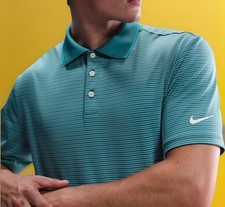  90 NEW Nike Tour Men's Dri-FIT Striped Golf Polo FZ7479-379 Small