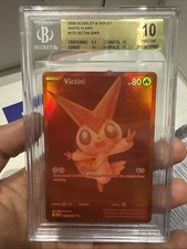 Pokémon Victini 172/086 Sv: White Flare Holo Beckett BGS 10 Pristine Pop 10 on eBay