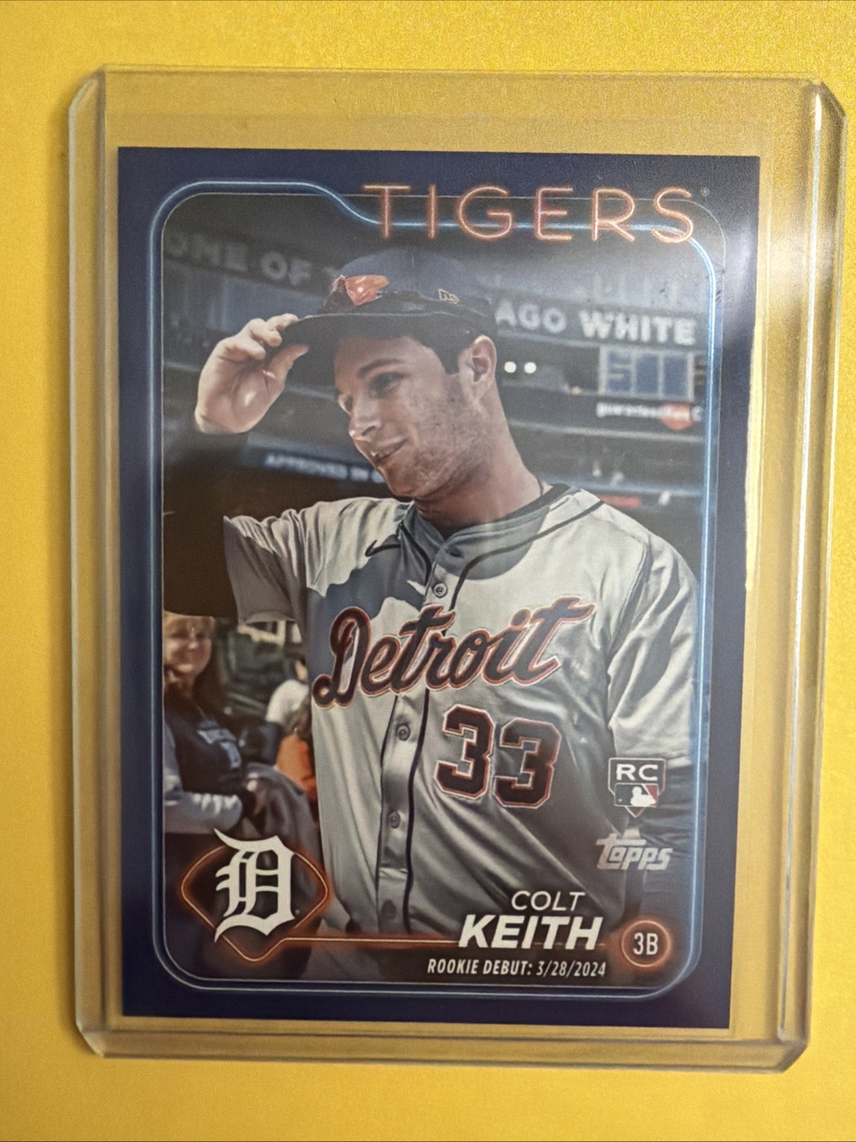 2024 Topps Update Series - Rookie Debut Colt Keith #US192 Royal Blue (RC)